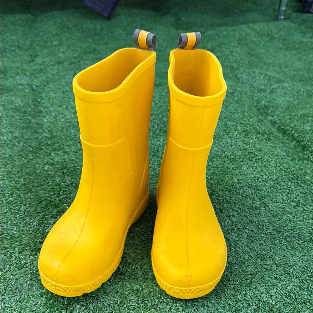 Totes Yellow Waterproof Rain & Snow Boots